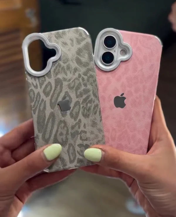 New Luxe Leapords Leather Feel Case