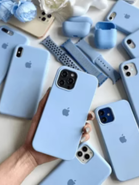 Sky Blue Silicon Case