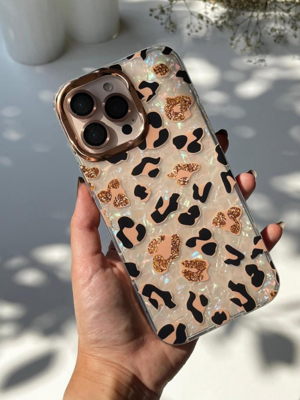 Cheetah Laser Marble Case 🐆💎