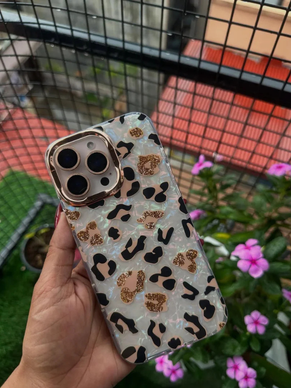 Cheetah Laser Marble Case 🐆💎