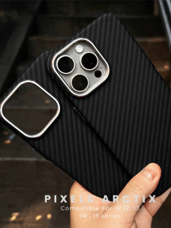 Black Wave Carbon Fibre Premium Case