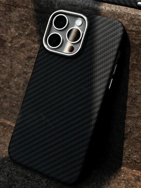 Black Wave Carbon Fibre Premium Case