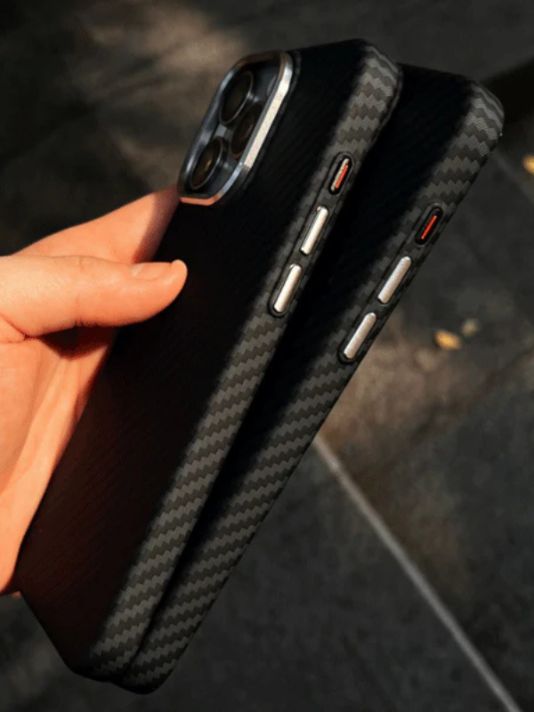 Black Wave Carbon Fibre Premium Case