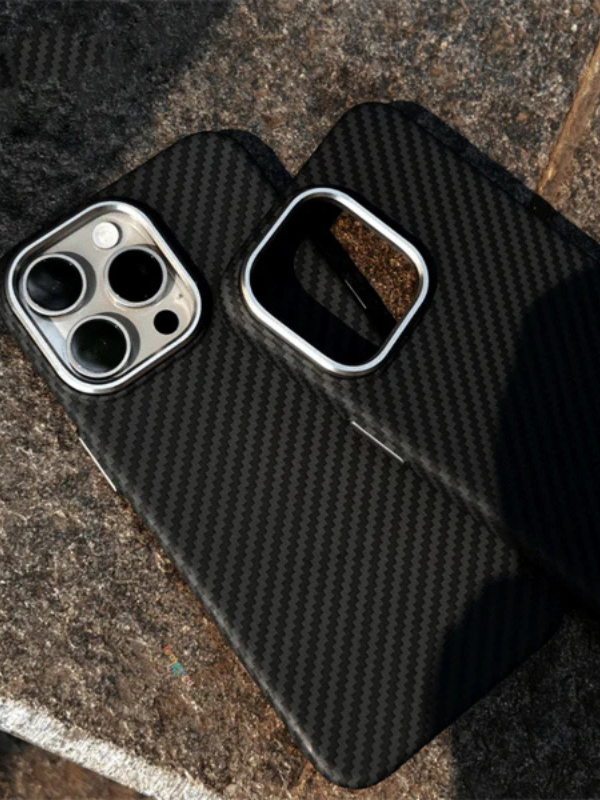 Black Wave Carbon Fibre Premium Case
