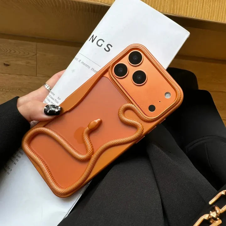 Luxury Snake Plating Armor Bumper Case