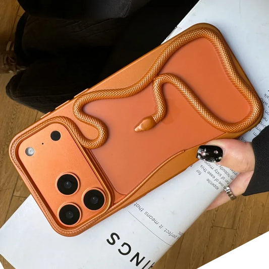 Luxury Snake Plating Armor Bumper Case
