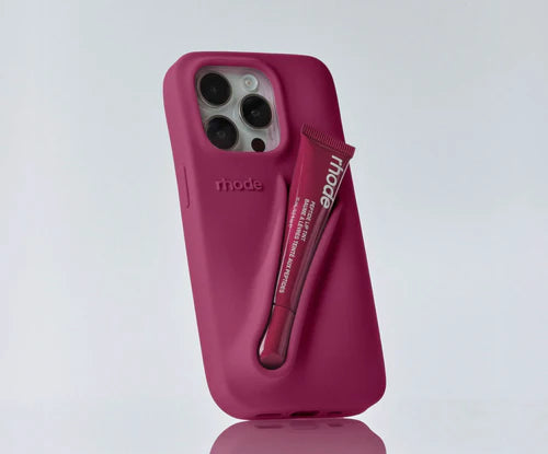 Premium Lip-Gloss Phone Case (Raspberry)
