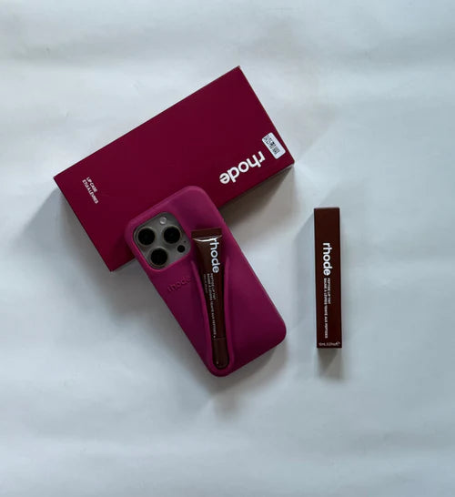 Premium Lip-Gloss Phone Case (Raspberry)