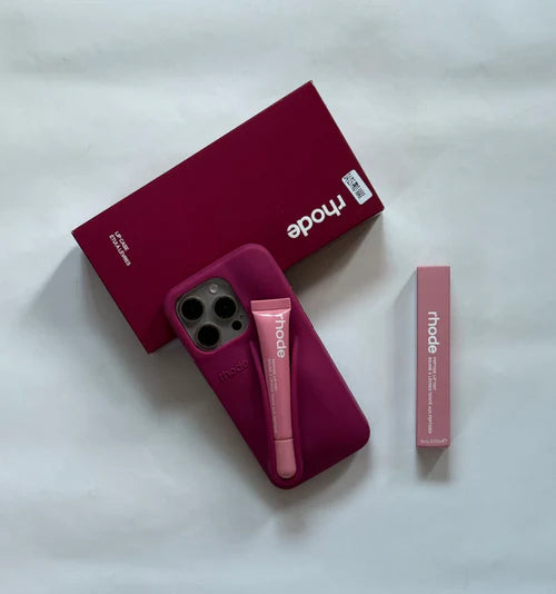 Premium Lip-Gloss Phone Case (Raspberry)